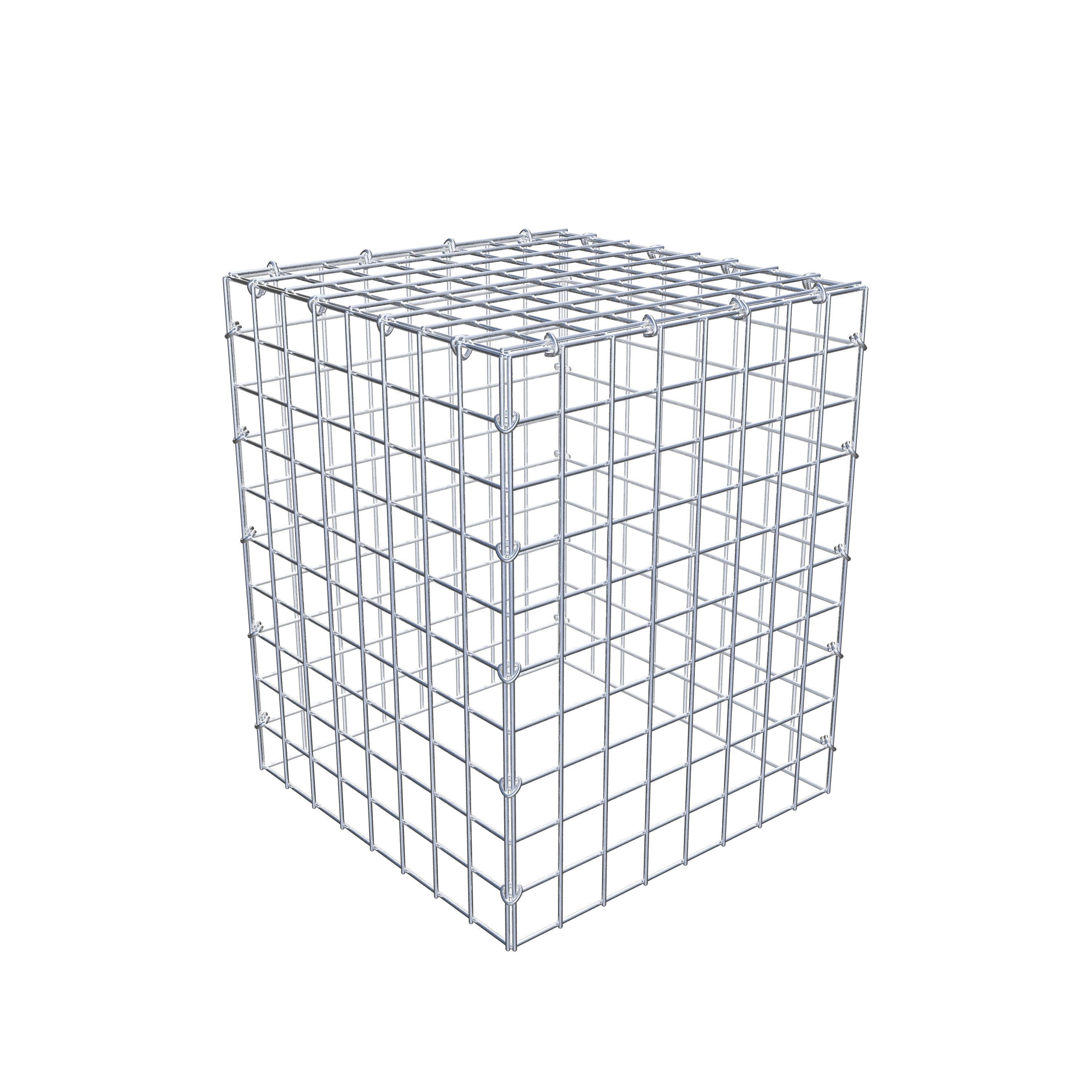 Monteret gabion type 3 50 cm x 40 cm x 40 cm (L x H x D), maskestørrelse 5 cm x 5 cm, C-ring