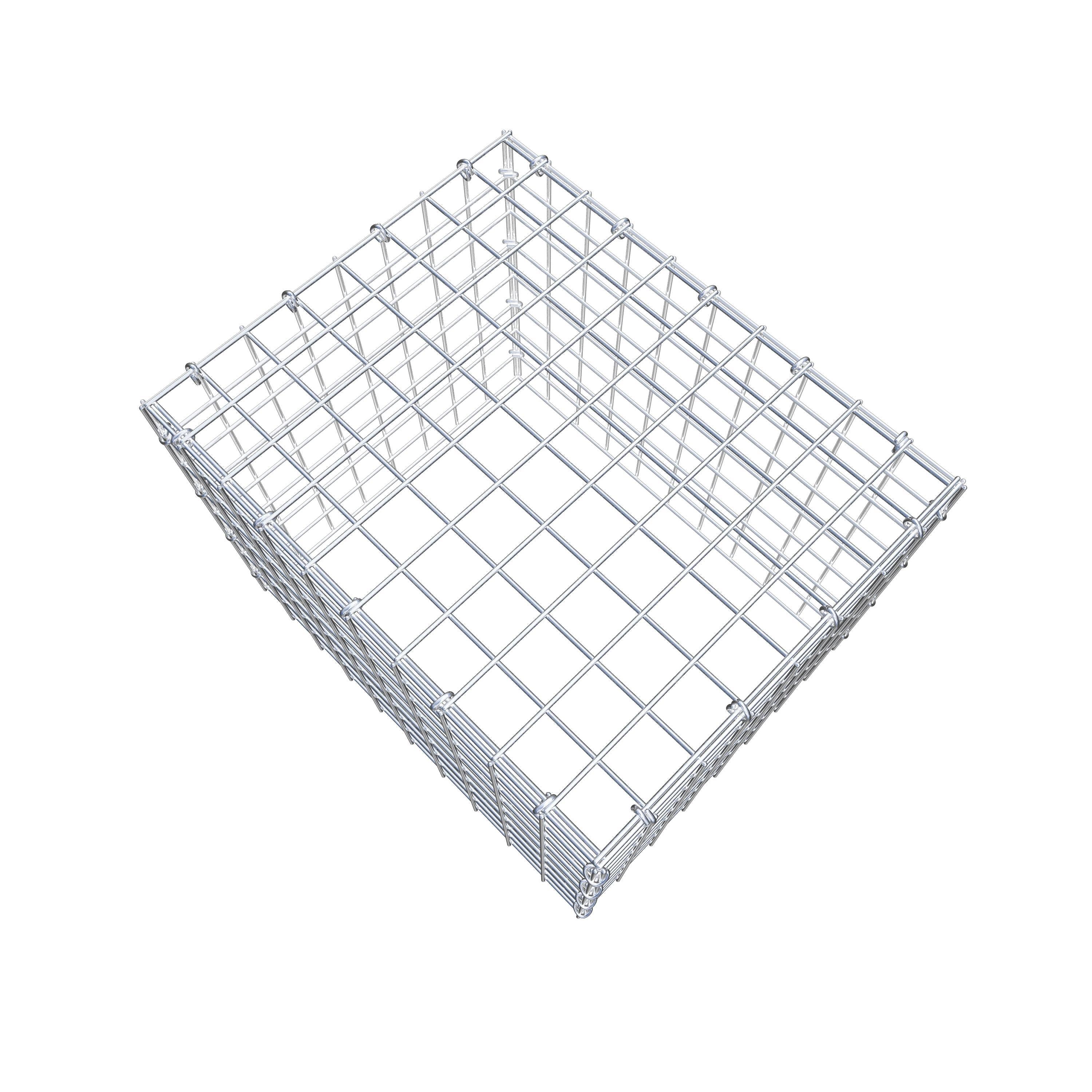 Gabião Tipo 3 50 cm x 40 cm x 40 cm (C x A x P), malhagem 5 cm x 5 cm, anel C