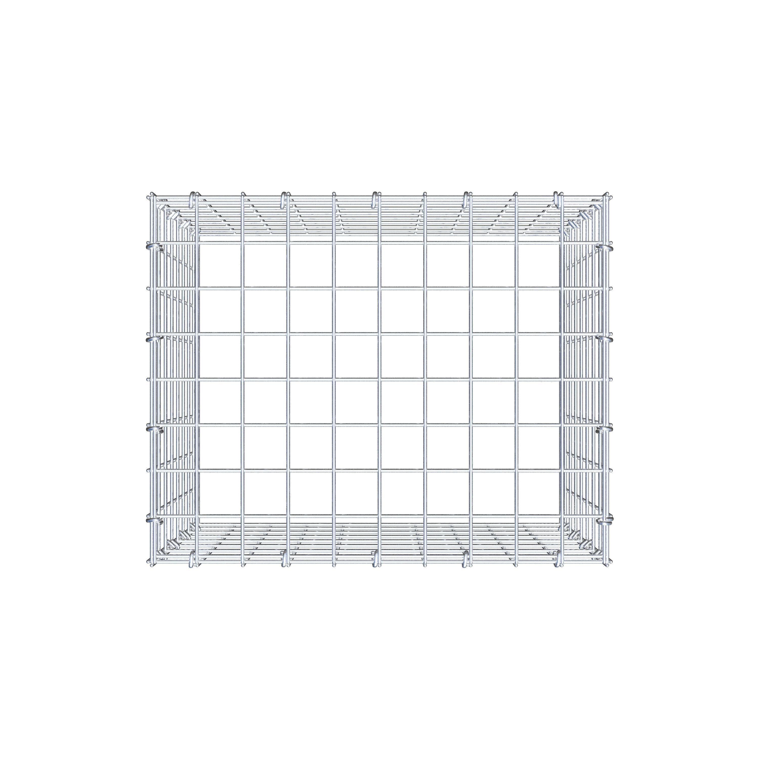 Add-on pool type 3 50 cm x 40 cm x 40 cm (L x H x D), maaswijdte 5 cm x 5 cm, C-ring