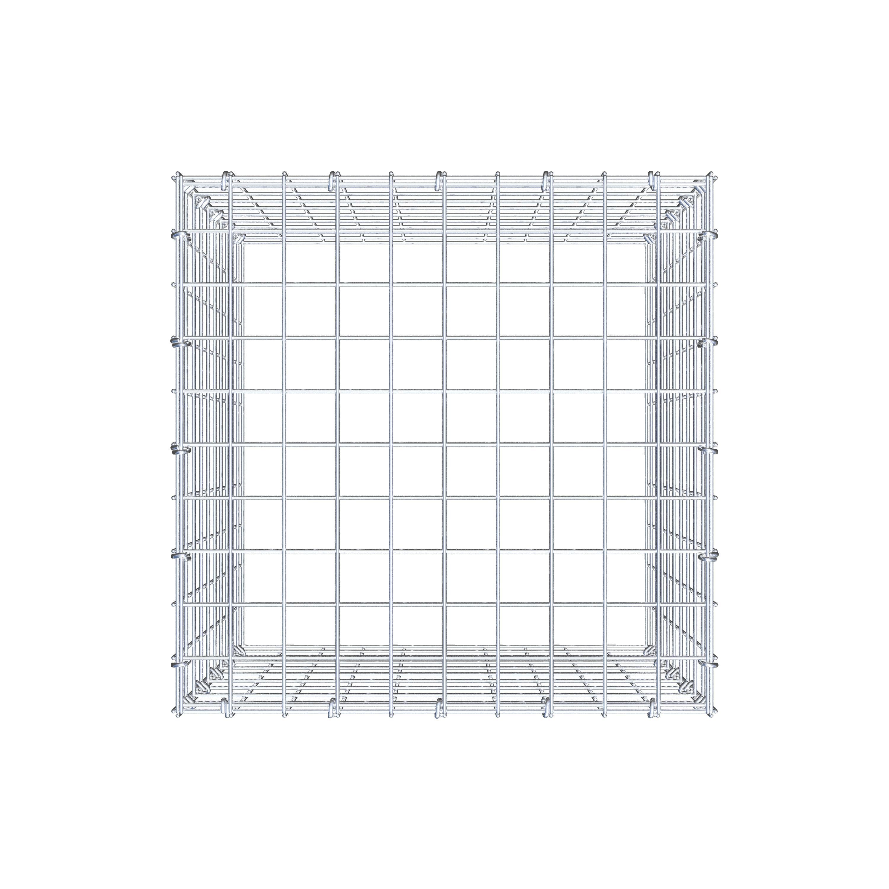 Extra gabion typ 3 50 cm x 50 cm x 50 cm (L x H x D), maskstorlek 5 cm x 5 cm, C-ring