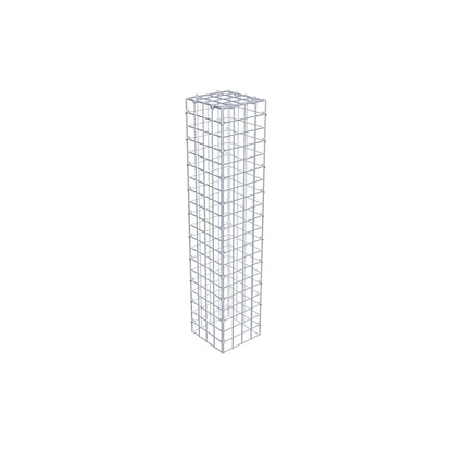 Mounted gabion type 3 100 cm x 20 cm x 20 cm (L x H x D), mesh size 5 cm x 5 cm, C-ring