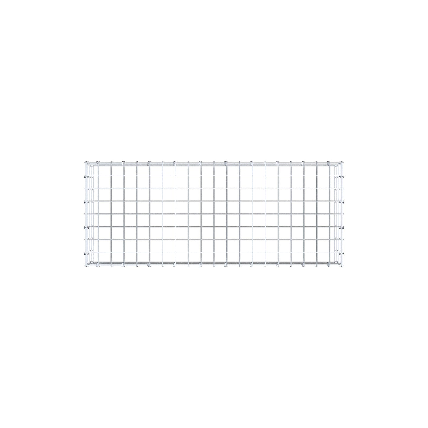 Anbaugabione Typ 3 100 cm x 20 cm x 40 cm (L x H x T), Maschenweite 5 cm x 5 cm, C-Ring