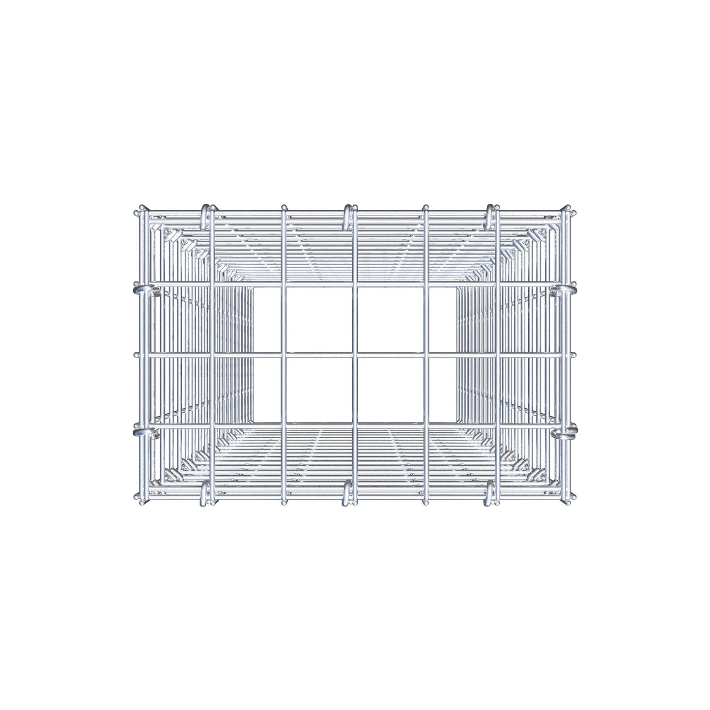 Add-on schanskorf type 3 100 cm x 30 cm x 20 cm (L x H x D), maaswijdte 5 cm x 5 cm, C-ring