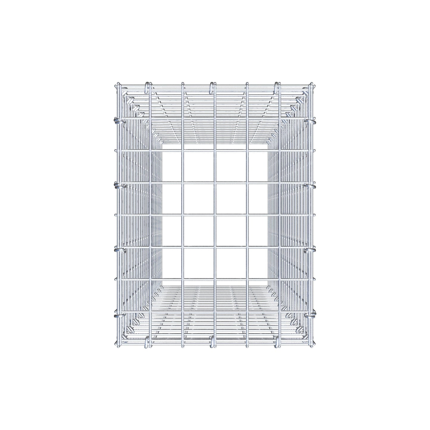 Anbaugabione Typ 3 100 cm x 30 cm x 40 cm (L x H x T), Maschenweite 5 cm x 5 cm, C-Ring