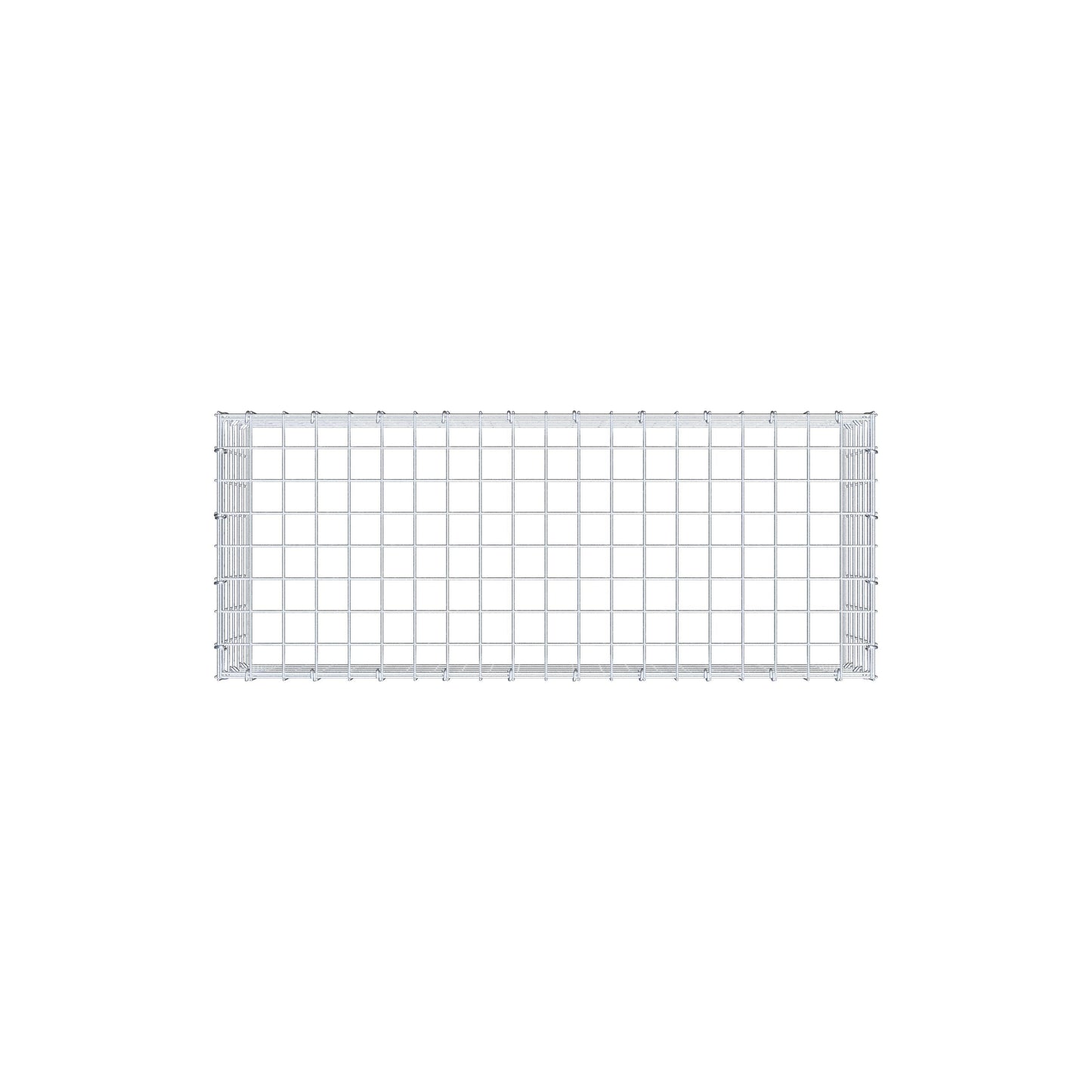 Anbaugabione Typ 3 100 cm x 30 cm x 40 cm (L x H x T), Maschenweite 5 cm x 5 cm, C-Ring