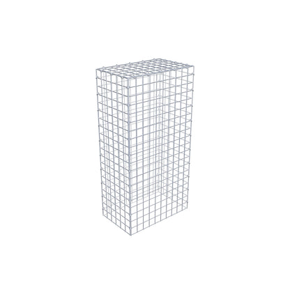 Typ 3 påbyggnadsgabion 100 cm x 30 cm x 50 cm (L x H x D), maskstorlek 5 cm x 5 cm, C-ring