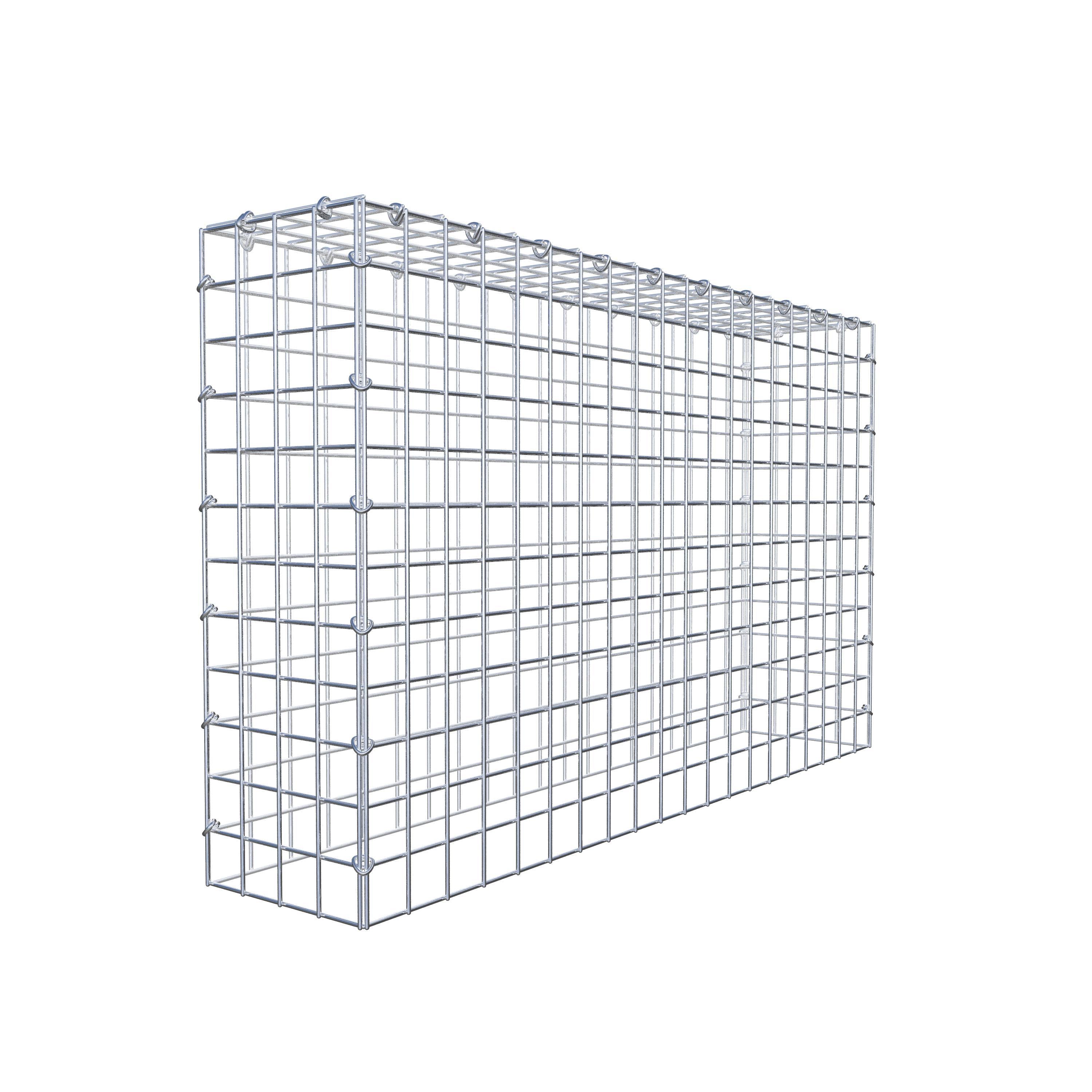 Gabião Tipo 3 100 cm x 60 cm x 20 cm (C x A x P), malhagem 5 cm x 5 cm, anel C