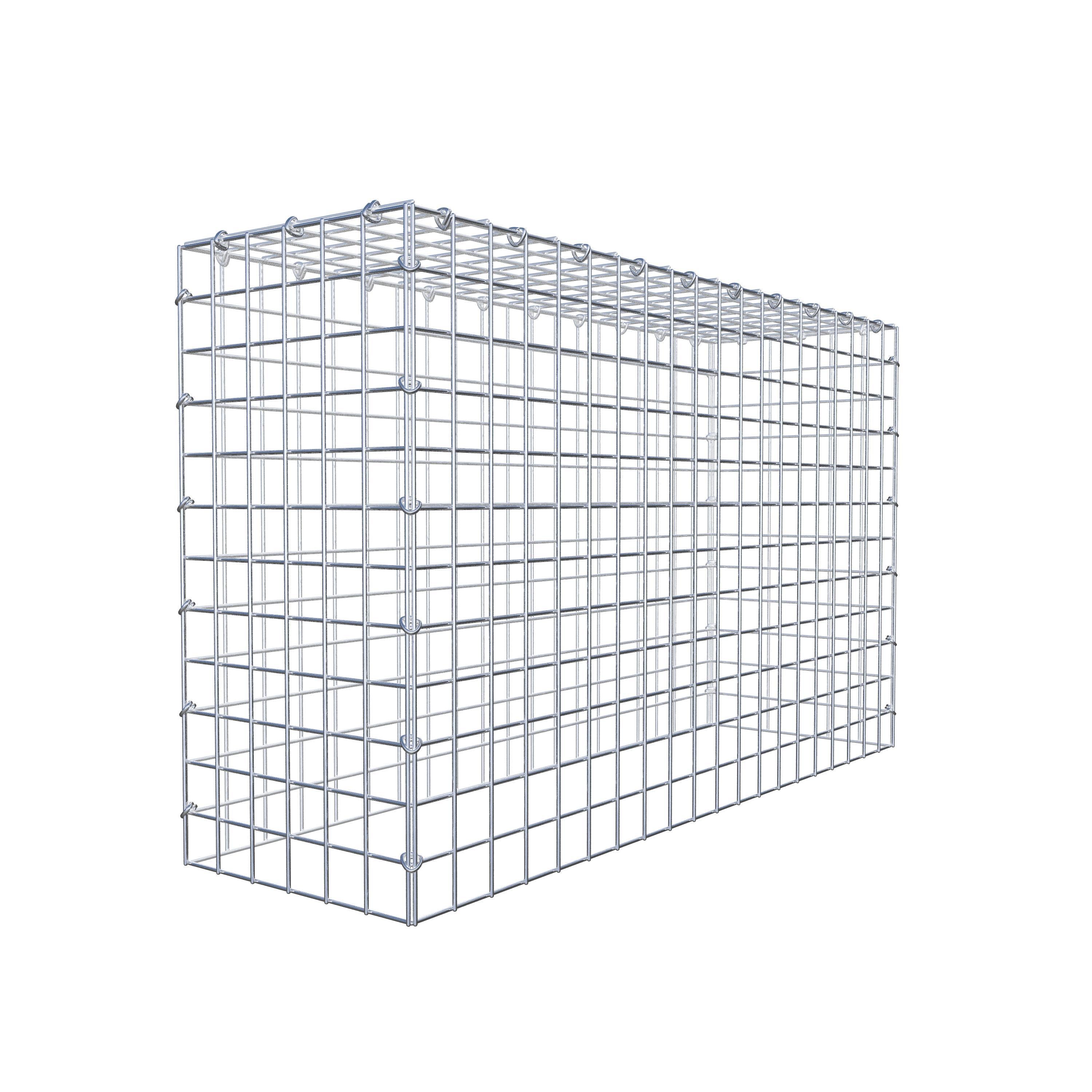 Type 3 oplegkorf 100 cm x 60 cm x 30 cm (L x H x D), maaswijdte 5 cm x 5 cm, C-ring