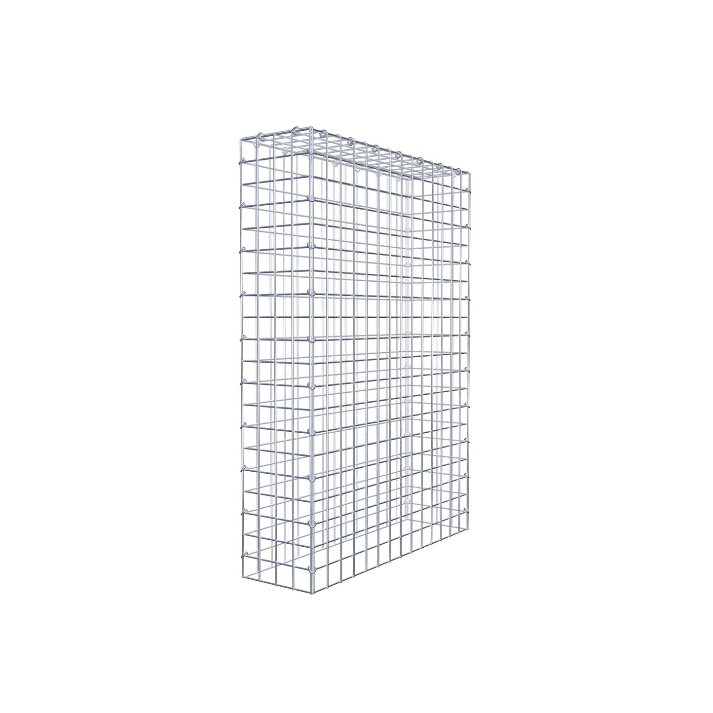 Mounted gabion type 3 100 cm x 70 cm x 20 cm (L x H x D), mesh size 5 cm x 5 cm, C-ring