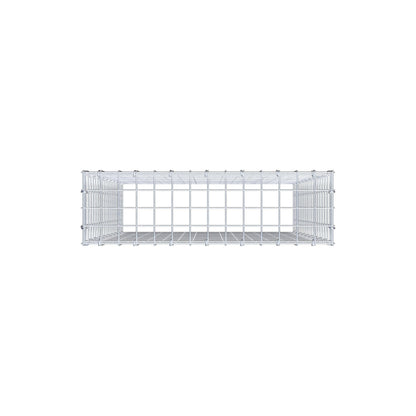 Mounted gabion type 3 100 cm x 70 cm x 20 cm (L x H x D), mesh size 5 cm x 5 cm, C-ring