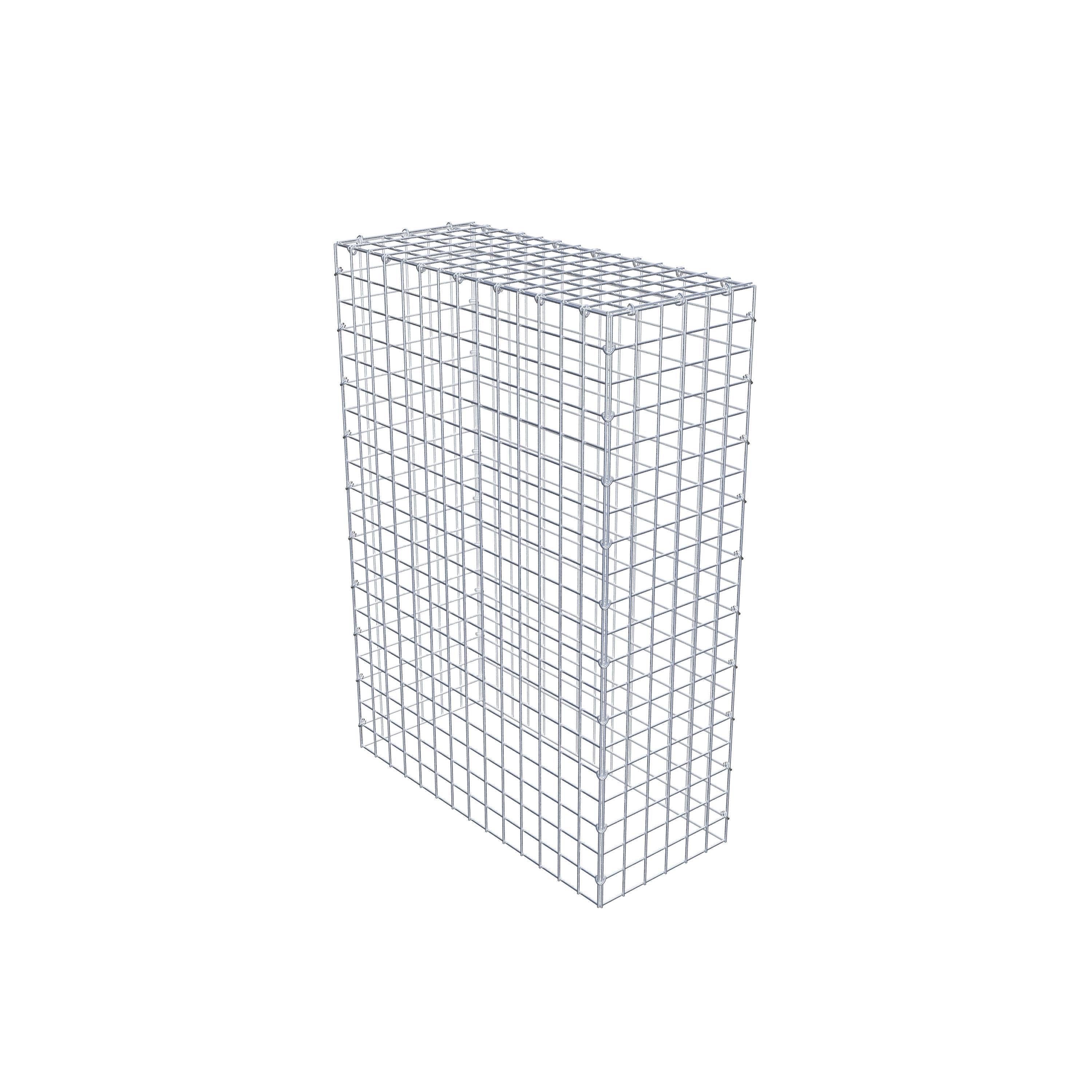 Mounted gabion type 3 100 cm x 70 cm x 30 cm (L x H x D), mesh size 5 cm x 5 cm, C-ring