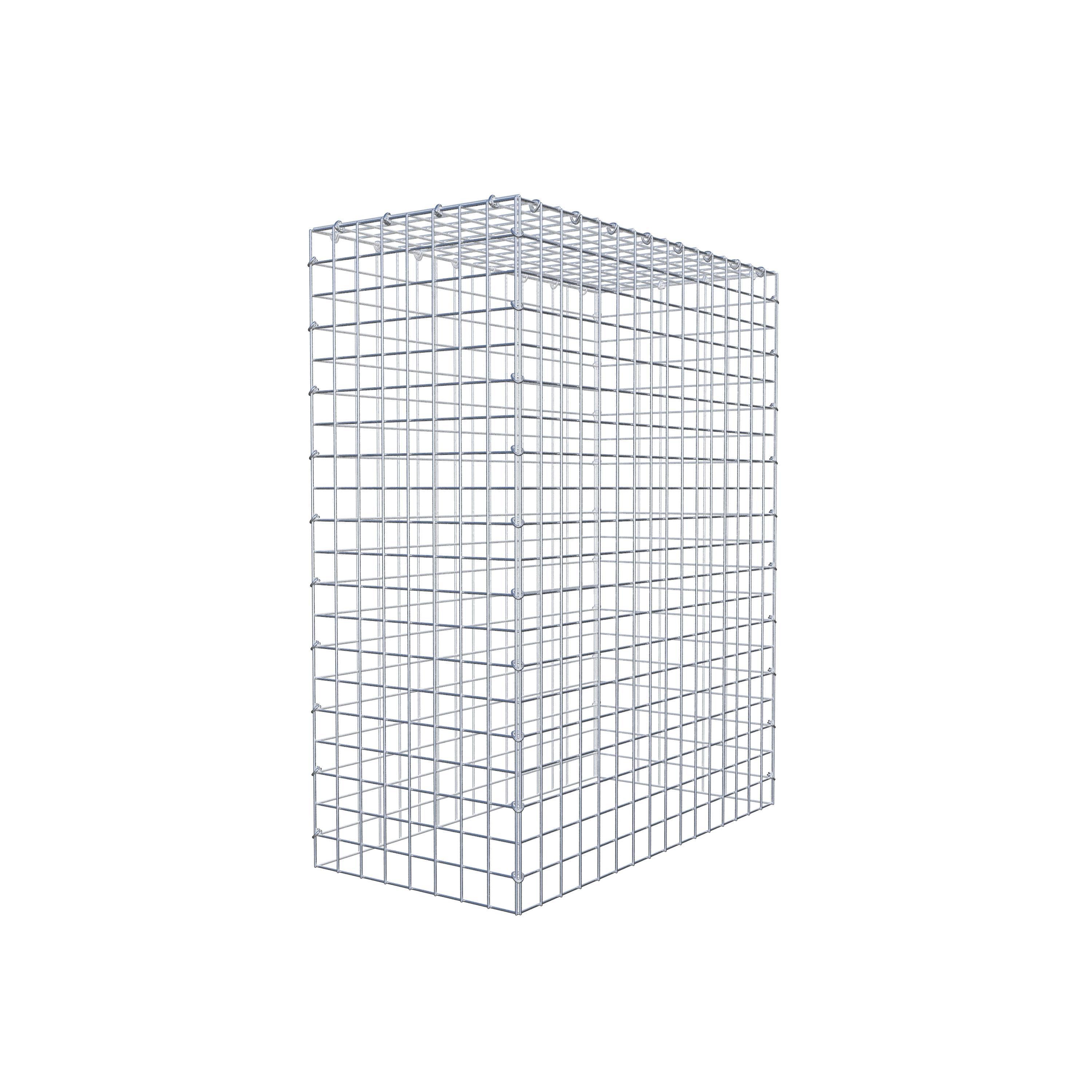 Mounted gabion type 3 100 cm x 80 cm x 40 cm (L x H x D), mesh size 5 cm x 5 cm, C-ring