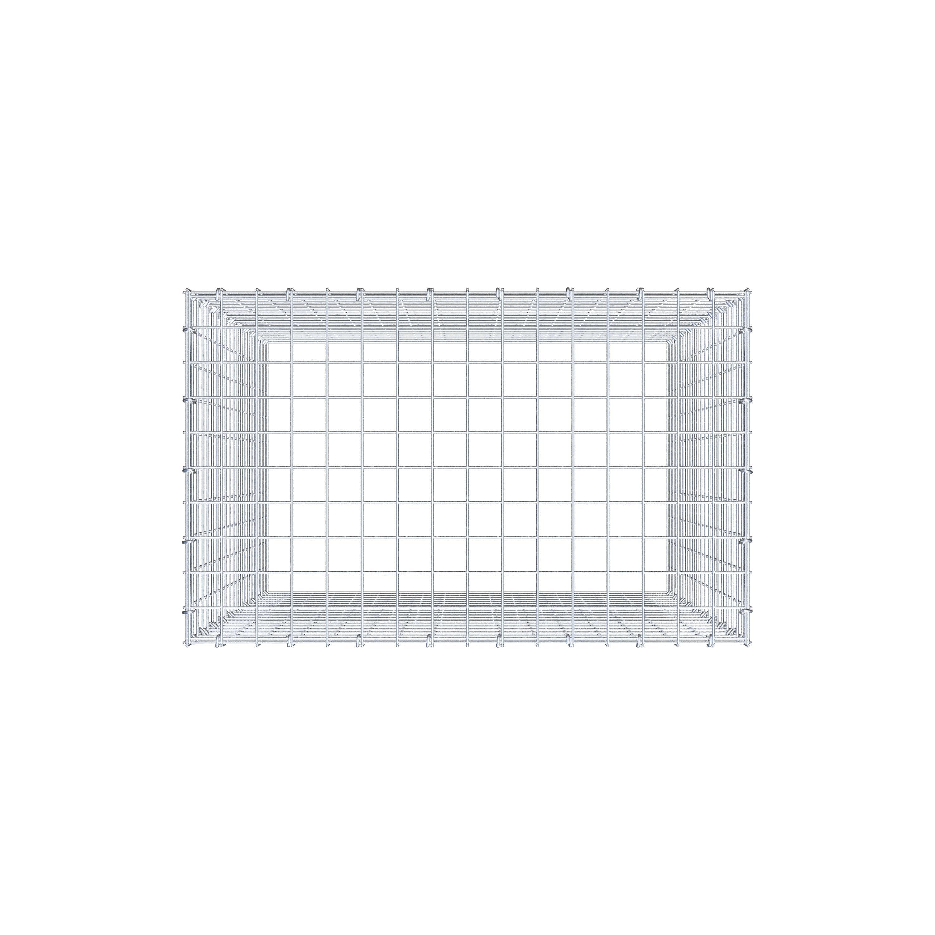 Gabião Tipo 3 100 cm x 80 cm x 50 cm (C x A x P), malhagem 5 cm x 5 cm, anel C