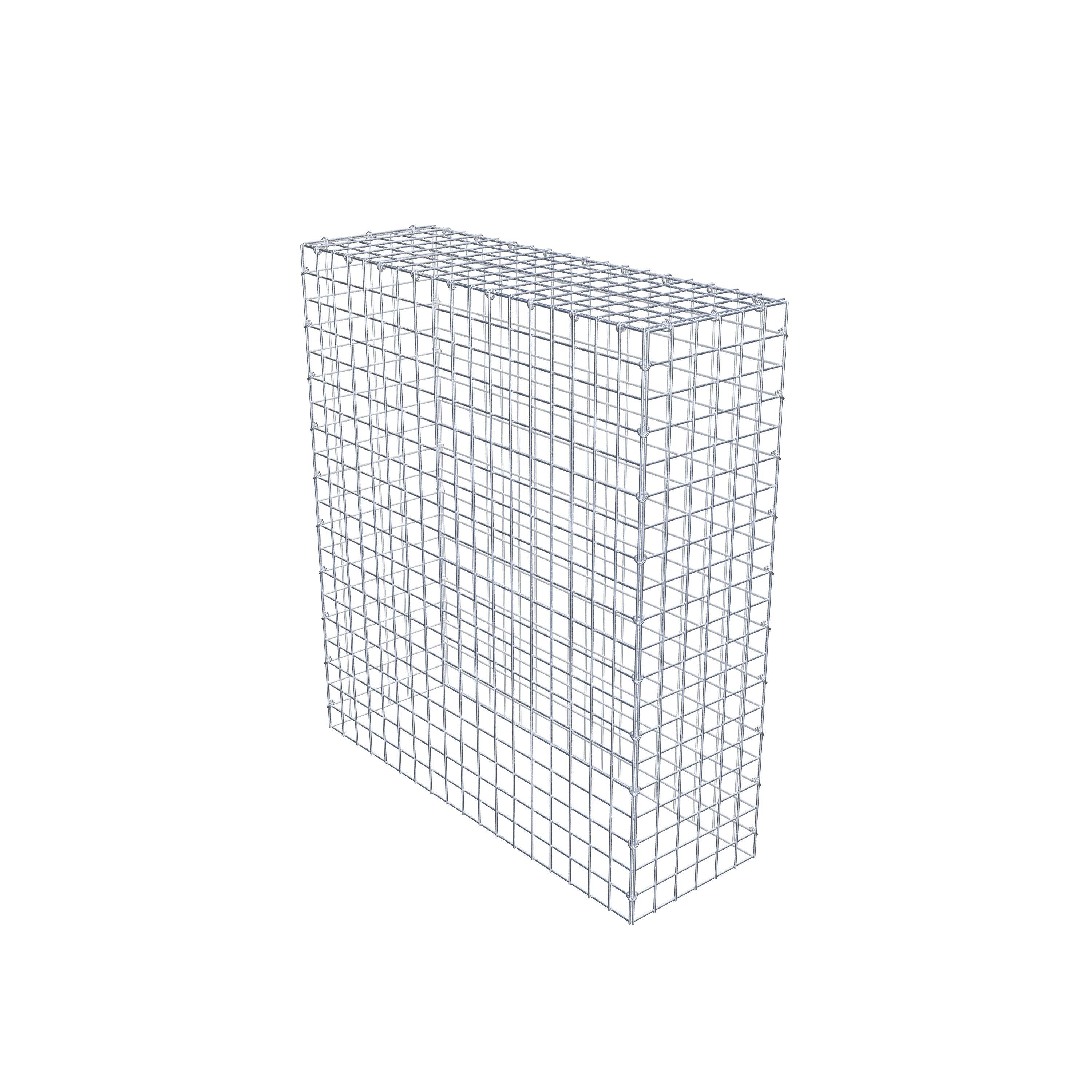 Mounted gabion type 3 100 cm x 90 cm x 30 cm (L x H x D), mesh size 5 cm x 5 cm, C-ring