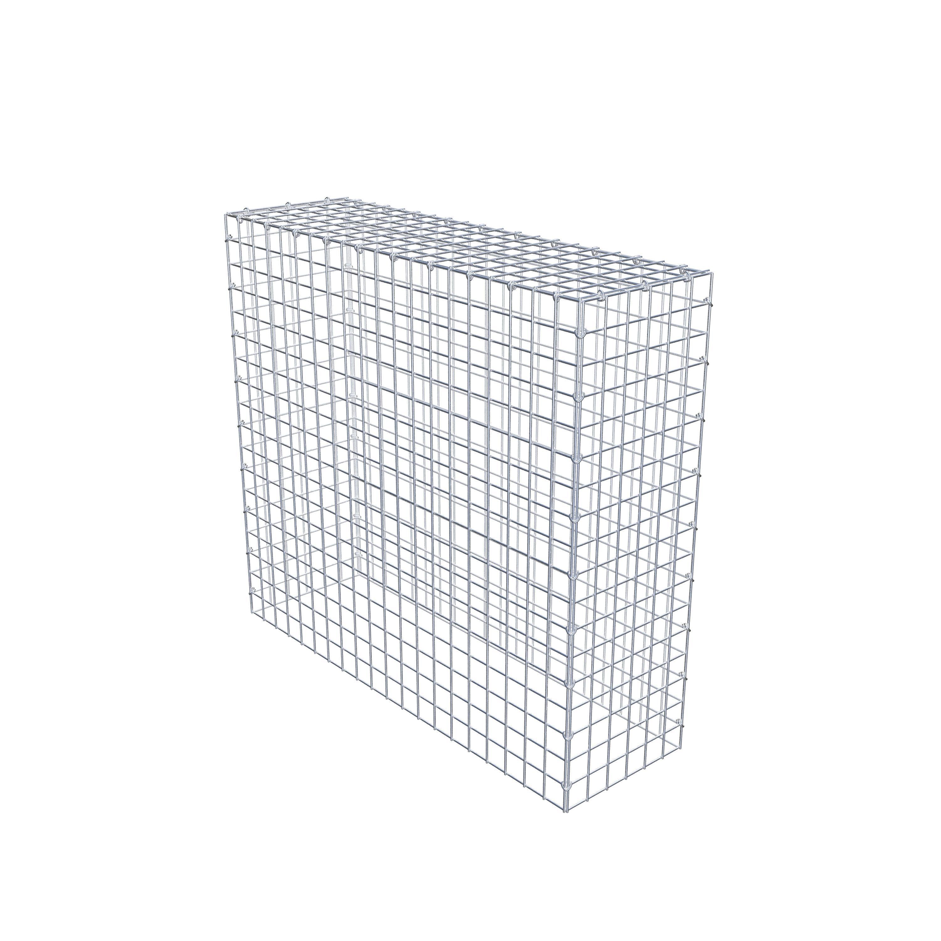 Mounted gabion type 3 100 cm x 90 cm x 30 cm (L x H x D), mesh size 5 cm x 5 cm, C-ring