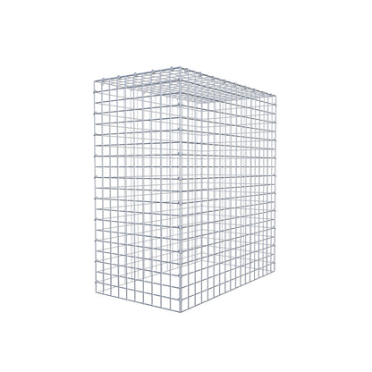 Typ 3 påbyggnadsgabion 100 cm x 90 cm x 50 cm (L x H x D), maskstorlek 5 cm x 5 cm, C-ring