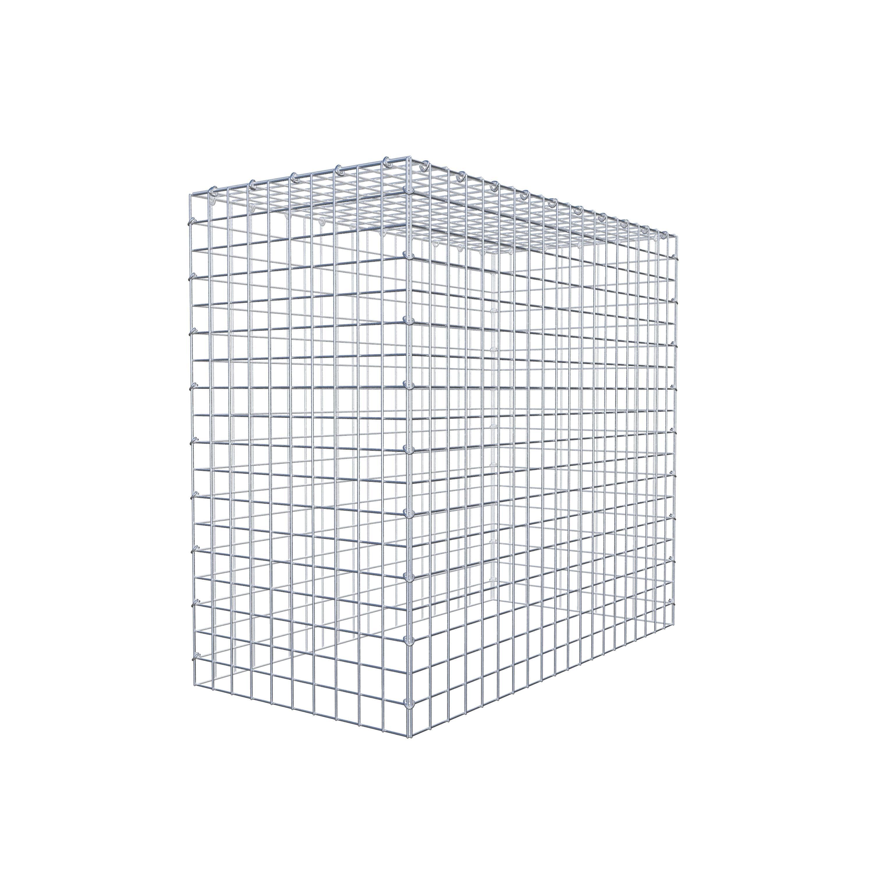 Mounted gabion type 3 100 cm x 90 cm x 50 cm (L x H x D), mesh size 5 cm x 5 cm, C-ring