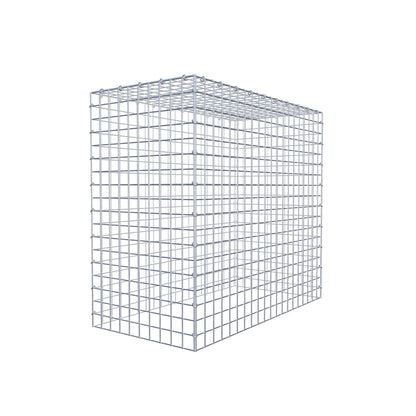 Typ 3 påbyggnadsgabion 100 cm x 90 cm x 50 cm (L x H x D), maskstorlek 5 cm x 5 cm, C-ring