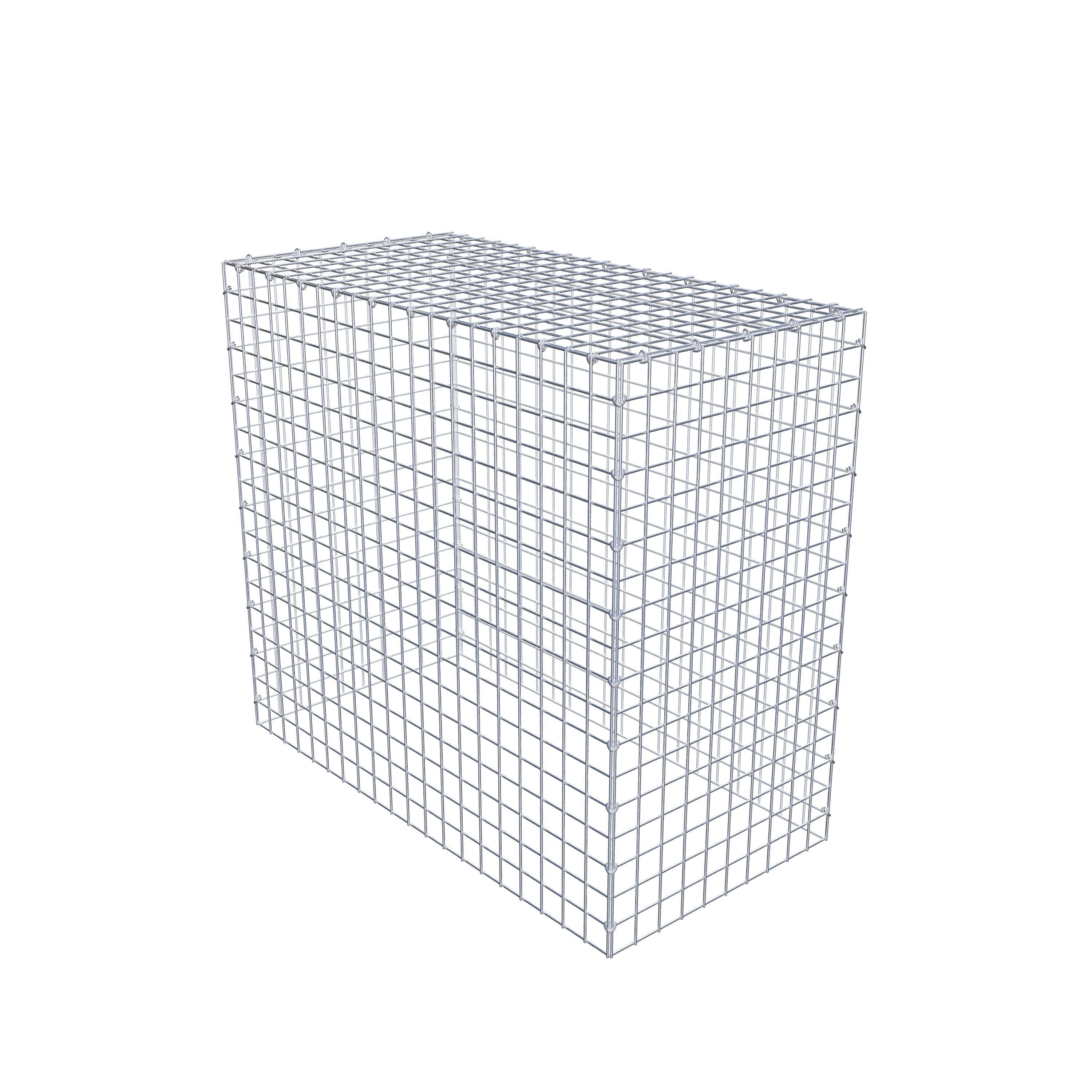 Mounted gabion type 3 100 cm x 90 cm x 50 cm (L x H x D), mesh size 5 cm x 5 cm, C-ring