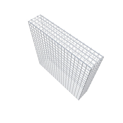 Anbaugabione Typ 3 100 cm x 100 cm x 20 cm (L x H x T), Maschenweite 5 cm x 5 cm, C-Ring