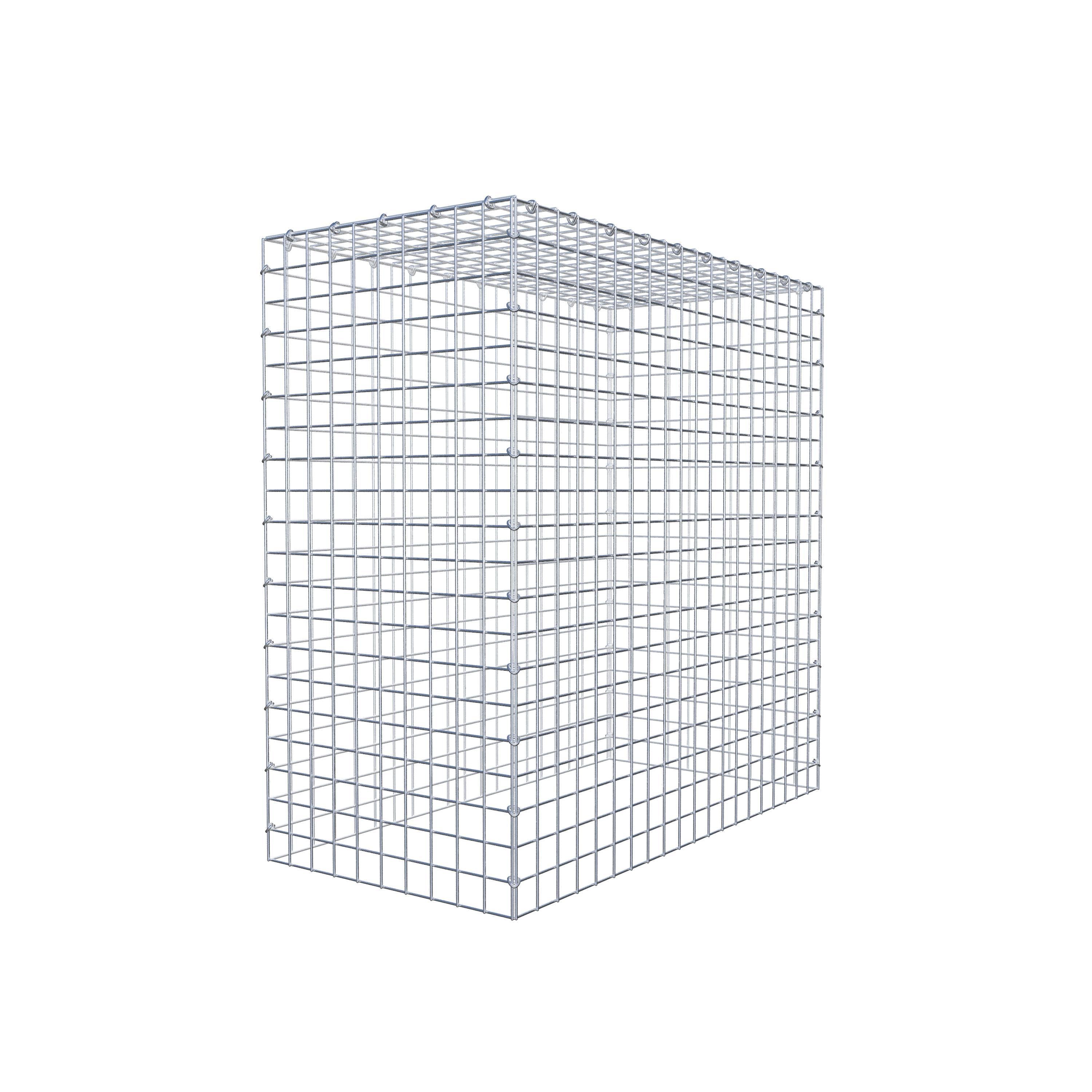 Opbouw schanskorf type 3 100 cm x 100 cm x 50 cm (L x H x D), maaswijdte 5 cm x 5 cm, C-ring