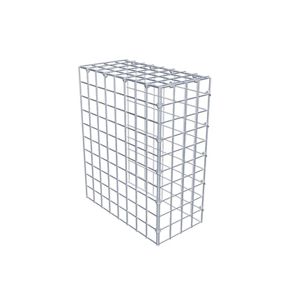 Pila adicional tipo 4 50 cm x 40 cm x 20 cm (L x A x P), malla 5 cm x 5 cm, anillo en C