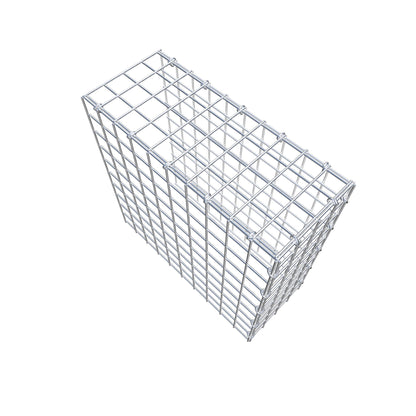 Gabbione aggiuntivo tipo 4 50 cm x 50 cm x 20 cm (L x A x P), maglia 5 cm x 5 cm, anello a C