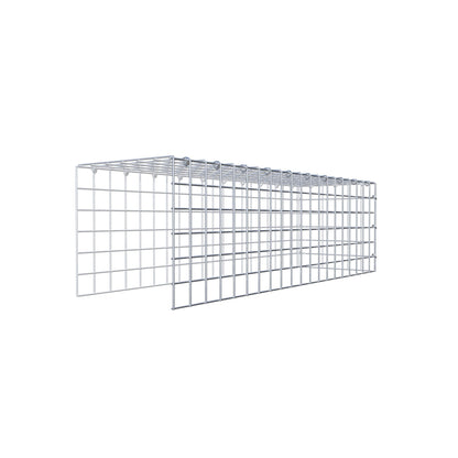 Fourche rapportée type 4 100 cm x 30 cm x 30 cm (L x H x P), mailles 5 cm x 5 cm, anneau C