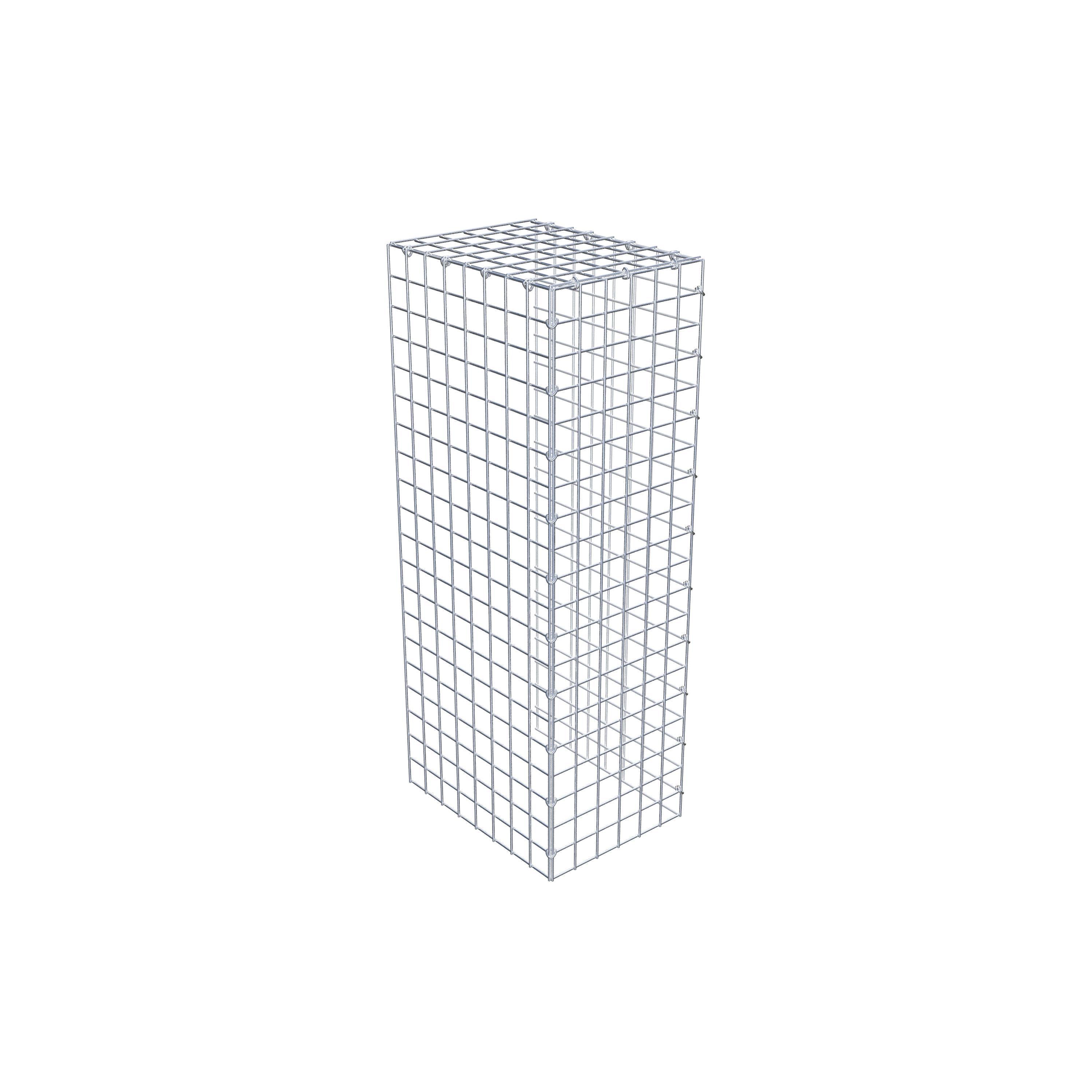 Mounted gabion type 4 100 cm x 40 cm x 30 cm (L x H x D), mesh size 5 cm x 5 cm, C-ring