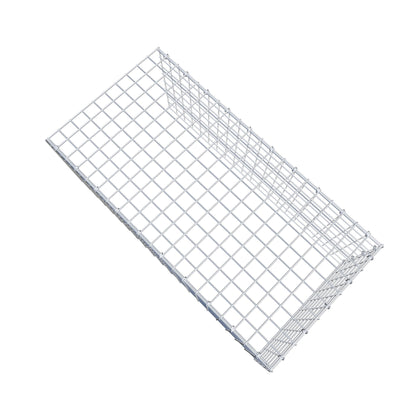 Mounted gabion type 4 100 cm x 40 cm x 50 cm (L x H x D), mesh size 5 cm x 5 cm, C-ring