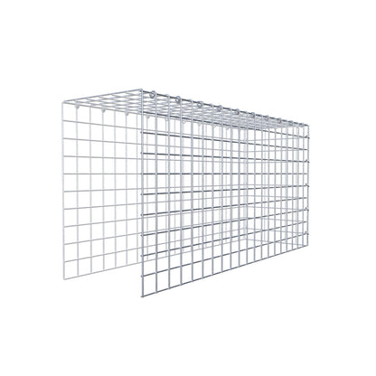 Gavión complementario de tipo 4 100 cm x 50 cm x 30 cm (largo x alto x fondo), malla 5 cm x 5 cm, anillo en C