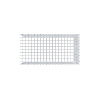 Opzetpaal type 4 100 cm x 60 cm x 50 cm (L x H x D), maaswijdte 5 cm x 5 cm, C-ring