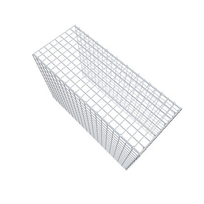 Mounted gabion type 4 100 cm x 70 cm x 40 cm (L x H x D), mesh size 5 cm x 5 cm, C-ring