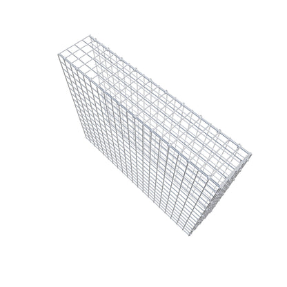 Extra gabion typ 4 100 cm x 80 cm x 20 cm (L x H x D), maskstorlek 5 cm x 5 cm, C-ring