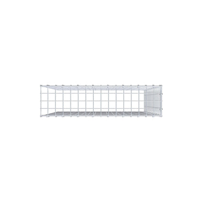 Extra gabion typ 4 100 cm x 80 cm x 20 cm (L x H x D), maskstorlek 5 cm x 5 cm, C-ring