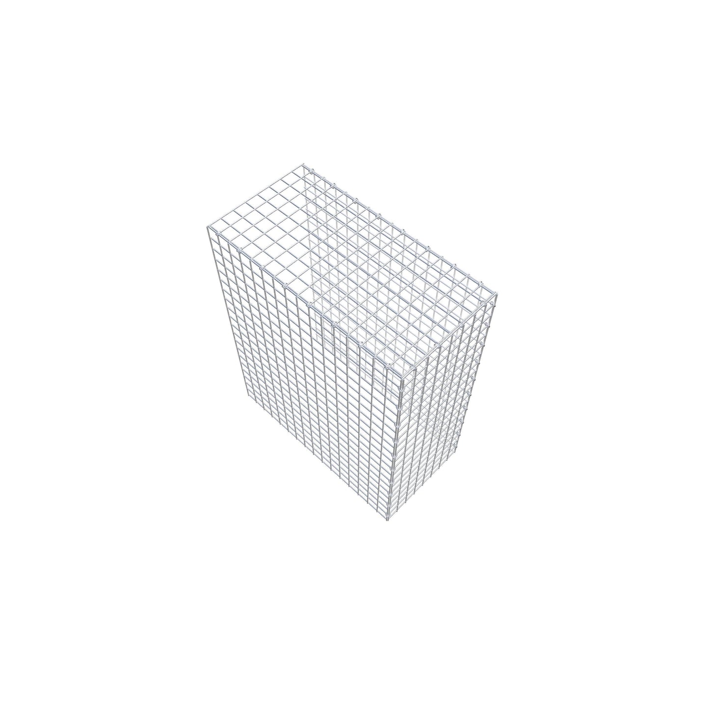 Monteret gabion type 4 100 cm x 80 cm x 40 cm (L x H x D), maskestørrelse 5 cm x 5 cm, C-ring