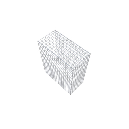 Monteret gabion type 4 100 cm x 80 cm x 40 cm (L x H x D), maskestørrelse 5 cm x 5 cm, C-ring