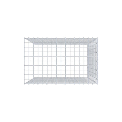 Mounted gabion type 4 100 cm x 80 cm x 50 cm (L x H x D), mesh size 5 cm x 5 cm, C-ring