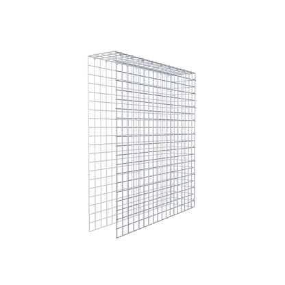 Gavión complementario de tipo 4 100 cm x 90 cm x 20 cm (L x A x P), malla 5 cm x 5 cm, anillo en C