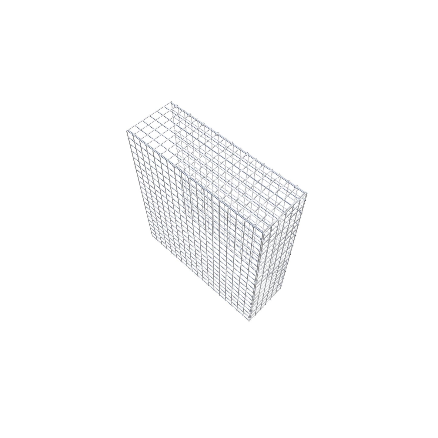 Gavión adicional tipo 4 100 cm x 90 cm x 30 cm (L x A x P), malla 5 cm x 5 cm, anillo en C