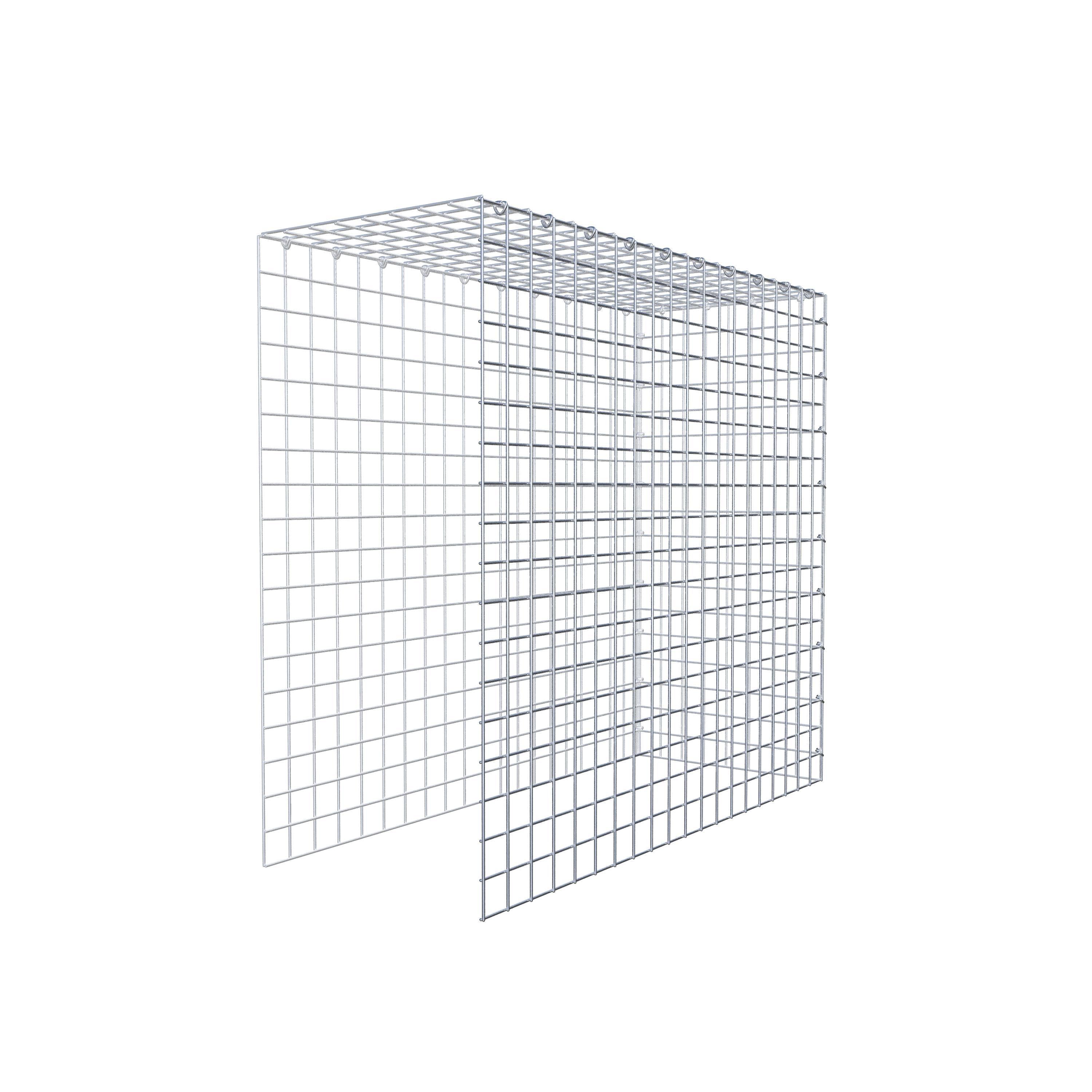 Add-on schanskorf type 4 100 cm x 90 cm x 40 cm (L x H x D), maaswijdte 5 cm x 5 cm, C-ring