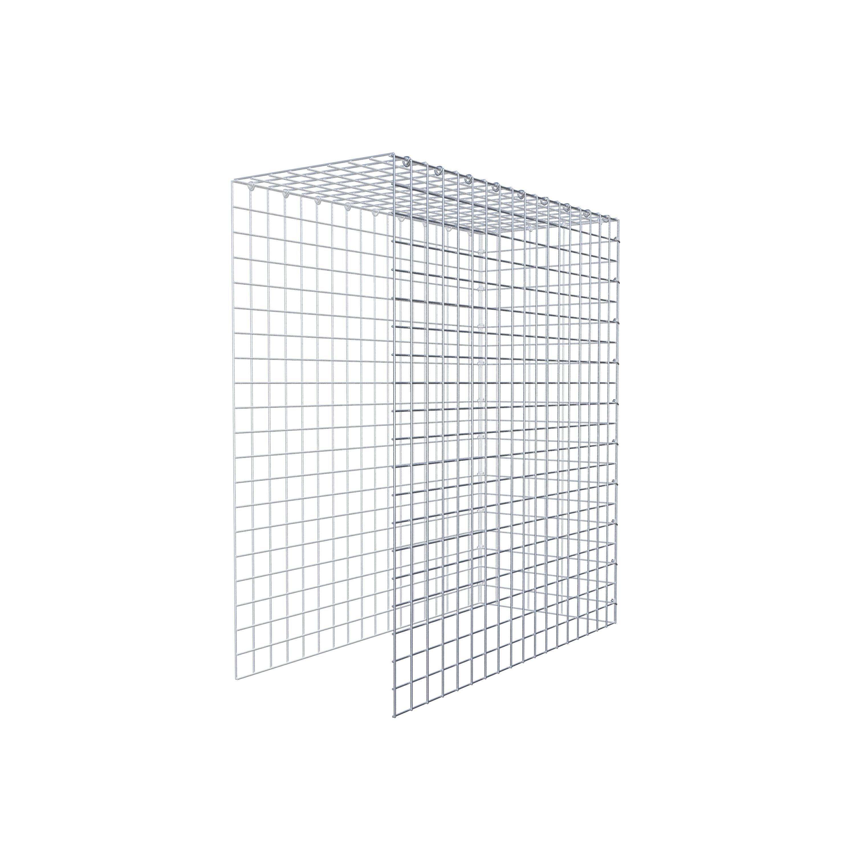 Add-on schanskorf type 4 100 cm x 90 cm x 40 cm (L x H x D), maaswijdte 5 cm x 5 cm, C-ring