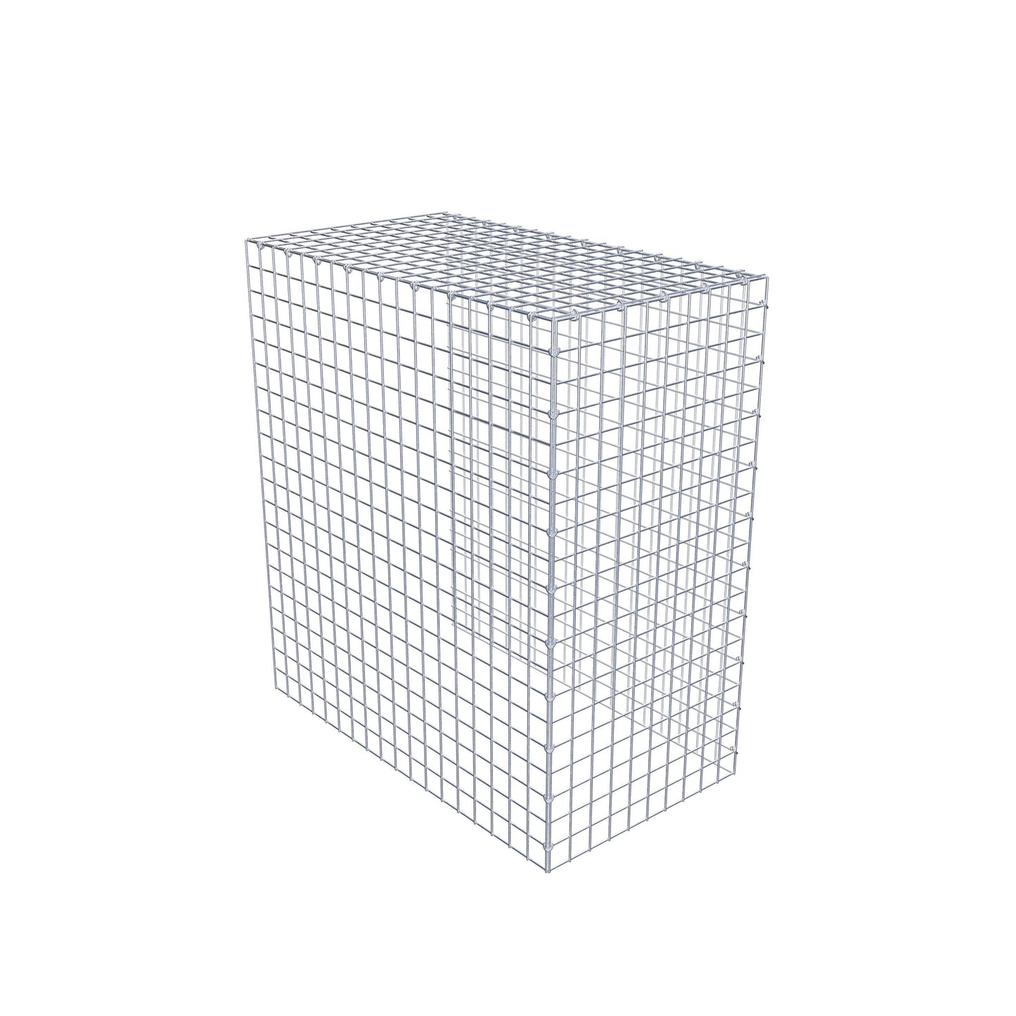 Mounted gabion type 4 100 cm x 90 cm x 50 cm (L x H x D), mesh size 5 cm x 5 cm, C-ring