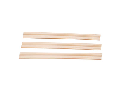 2x clips de fijación para tiras de mosquitera beige MW 5 x 20 cm