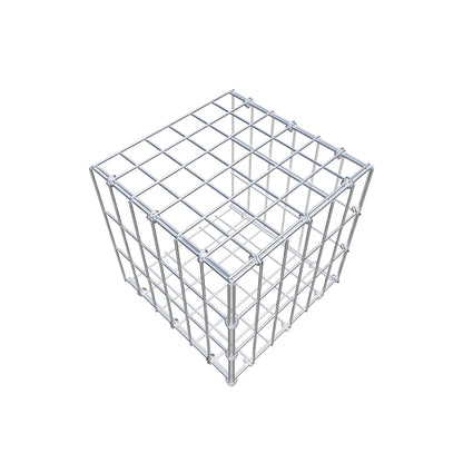 Anbaugabione Typ 2 30 cm x 30 cm x 30 cm, Maschenweite 5 cm x 10 cm, C-Ring