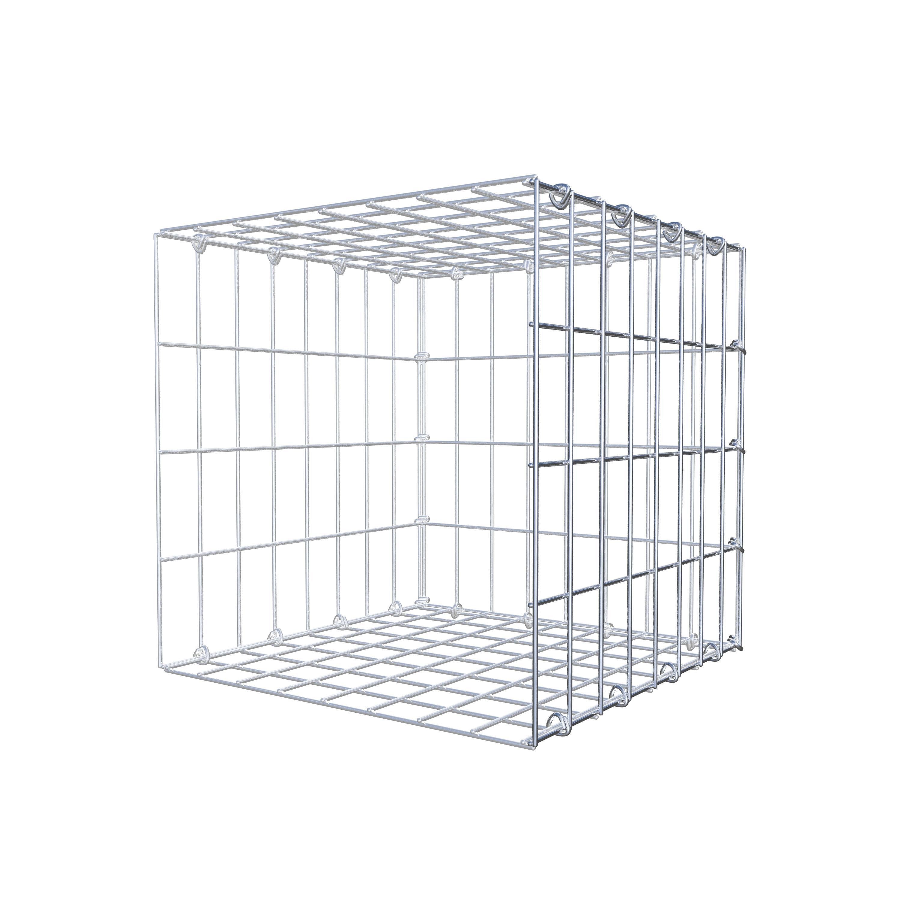 Tilläggsgabion typ 2 40 cm x 40 cm x 40 cm, maskstorlek 5 cm x 10 cm, C-ring