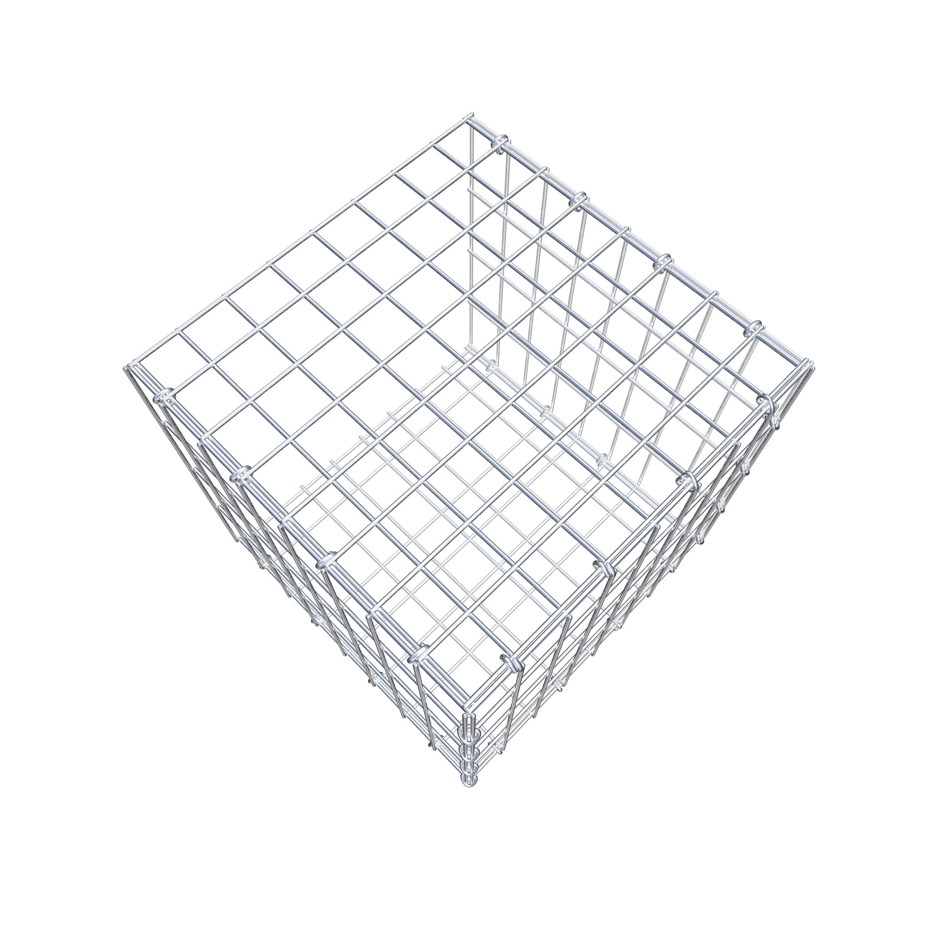 Tilläggsgabion typ 2 40 cm x 40 cm x 40 cm, maskstorlek 5 cm x 10 cm, C-ring