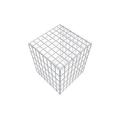 Fourche rapportée type 2 50 cm x 40 cm x 40 cm, mailles 5 cm x 10 cm, anneau en C