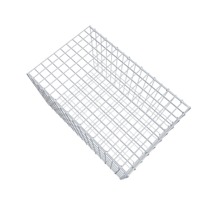 Monteret gabion type 2 80 cm x 50 cm x 50 cm, maskestørrelse 5 cm x 10 cm, C-ring