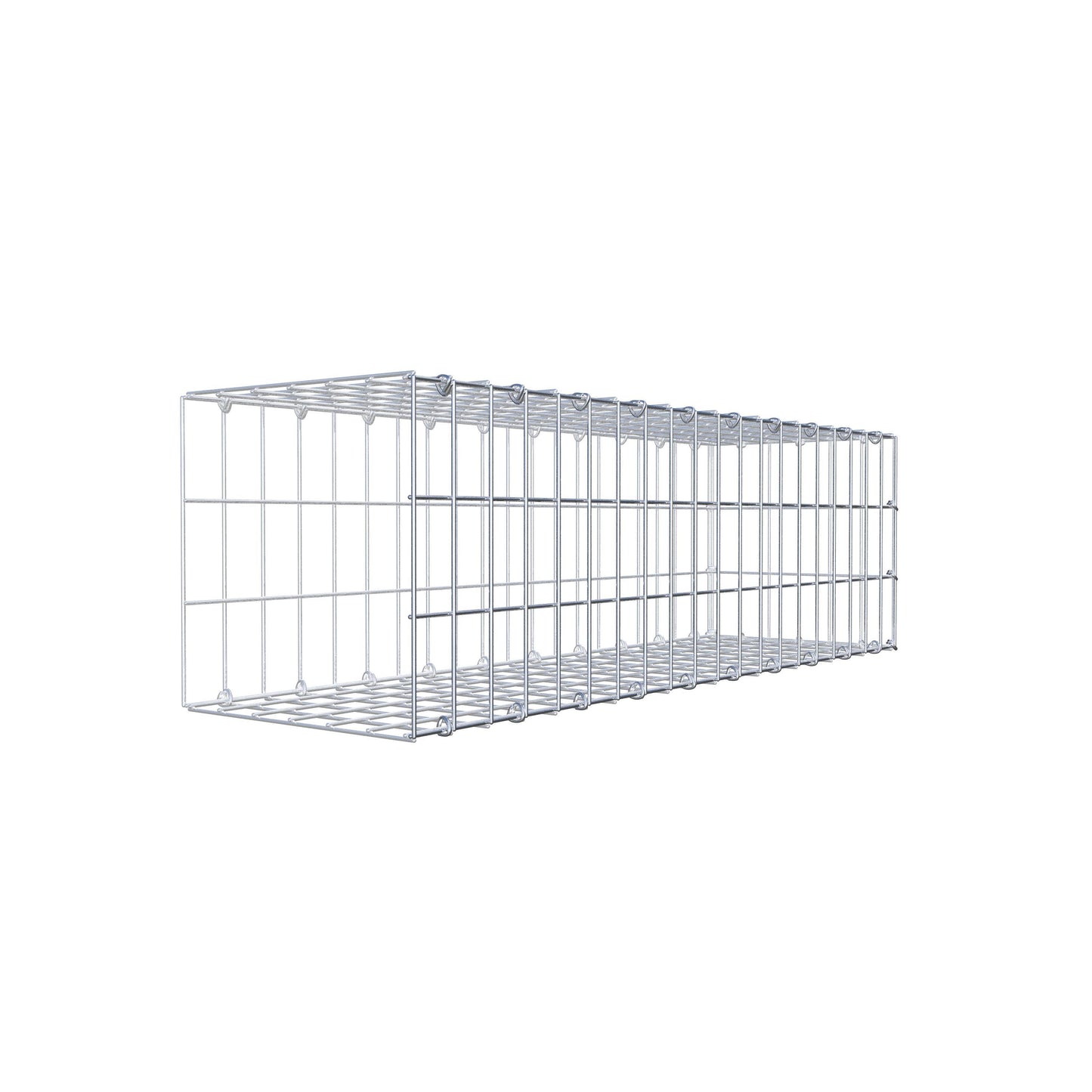 Add-on schanskorf type 2 100 cm x 30 cm x 30 cm, maaswijdte 5 cm x 10 cm, C-ring